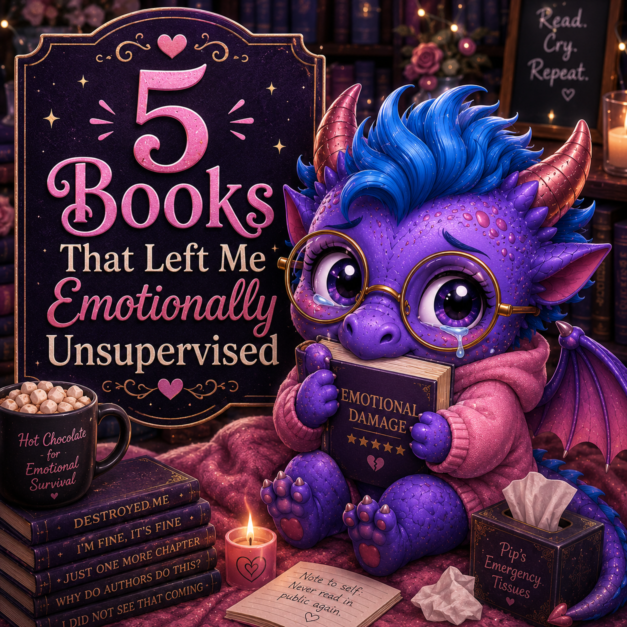 5 Books That Left Me Emotionally Unsupervised