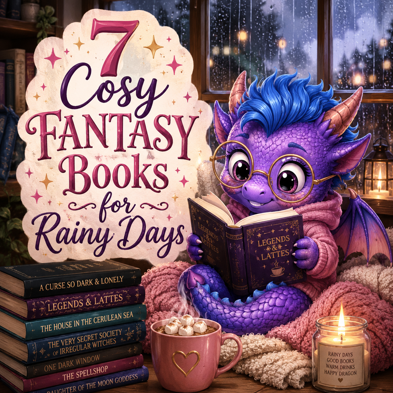 7 Cosy Fantasy Books for Rainy Days