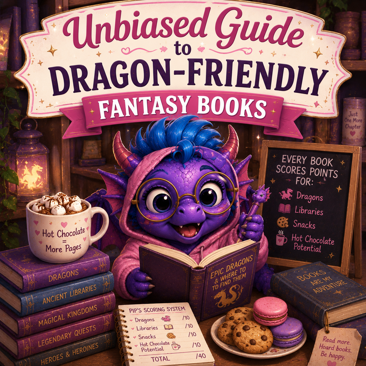 My Completely Unbiased Guide to Dragon-Friendly Fantasy Books