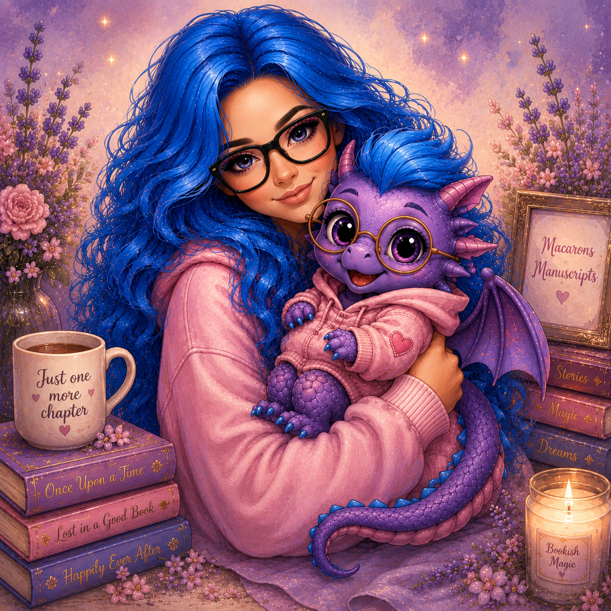 Maria and Pip, the creators of Macarons Manuscripts