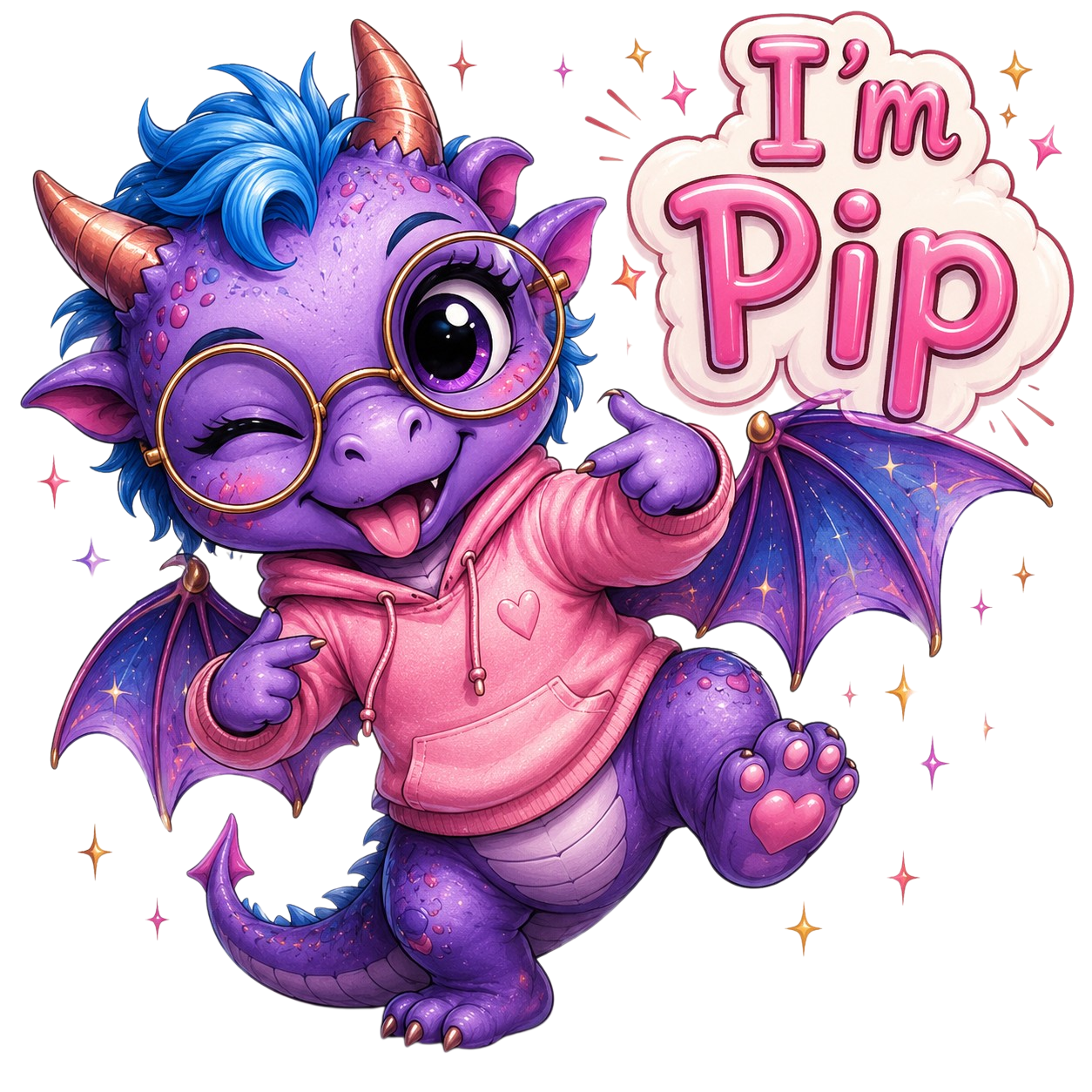 Pip Inkwing saying I'm Pip