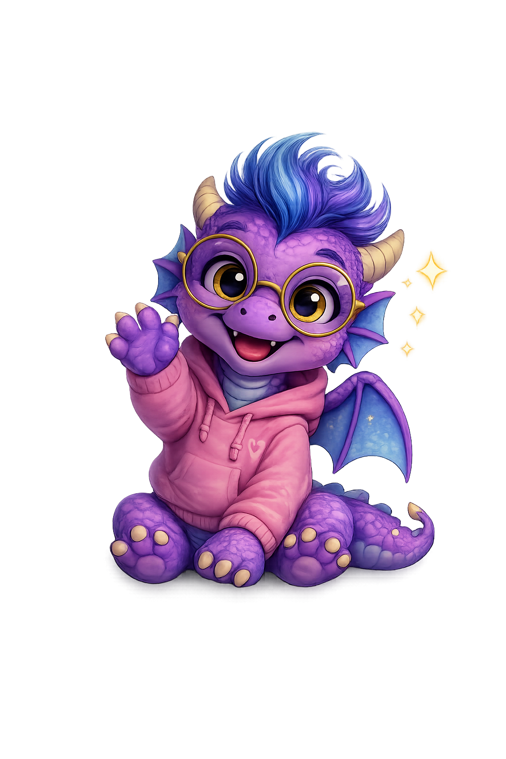 Pip Inkwing smiling and waving