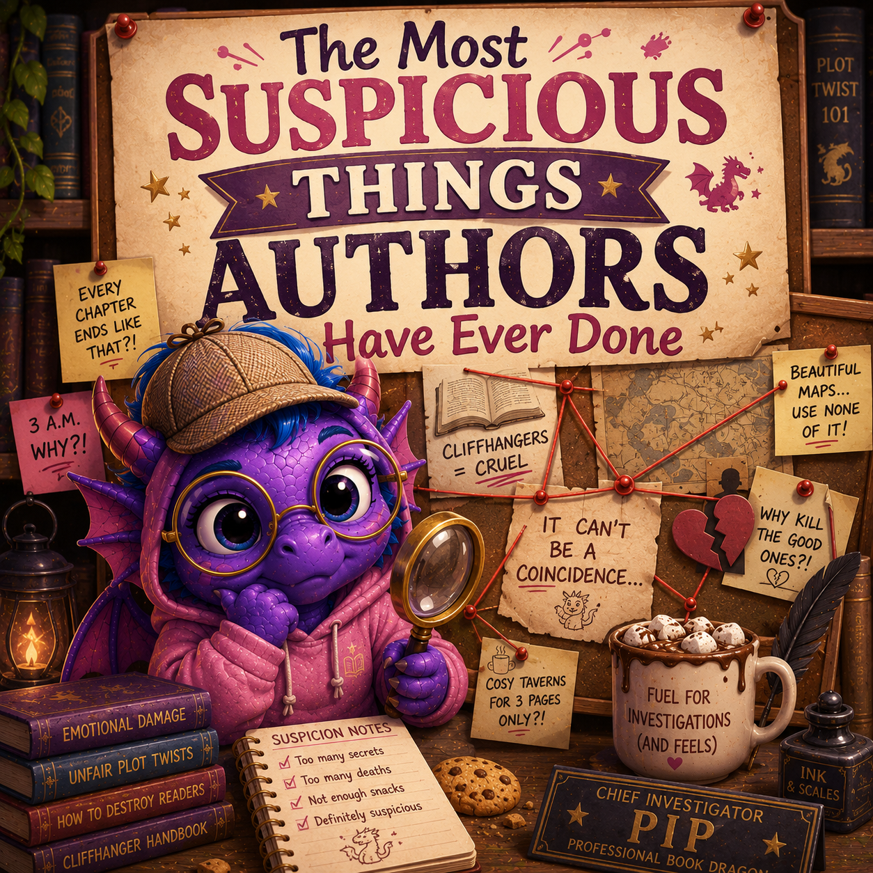 The Most Suspicious Things Authors Have Ever Done